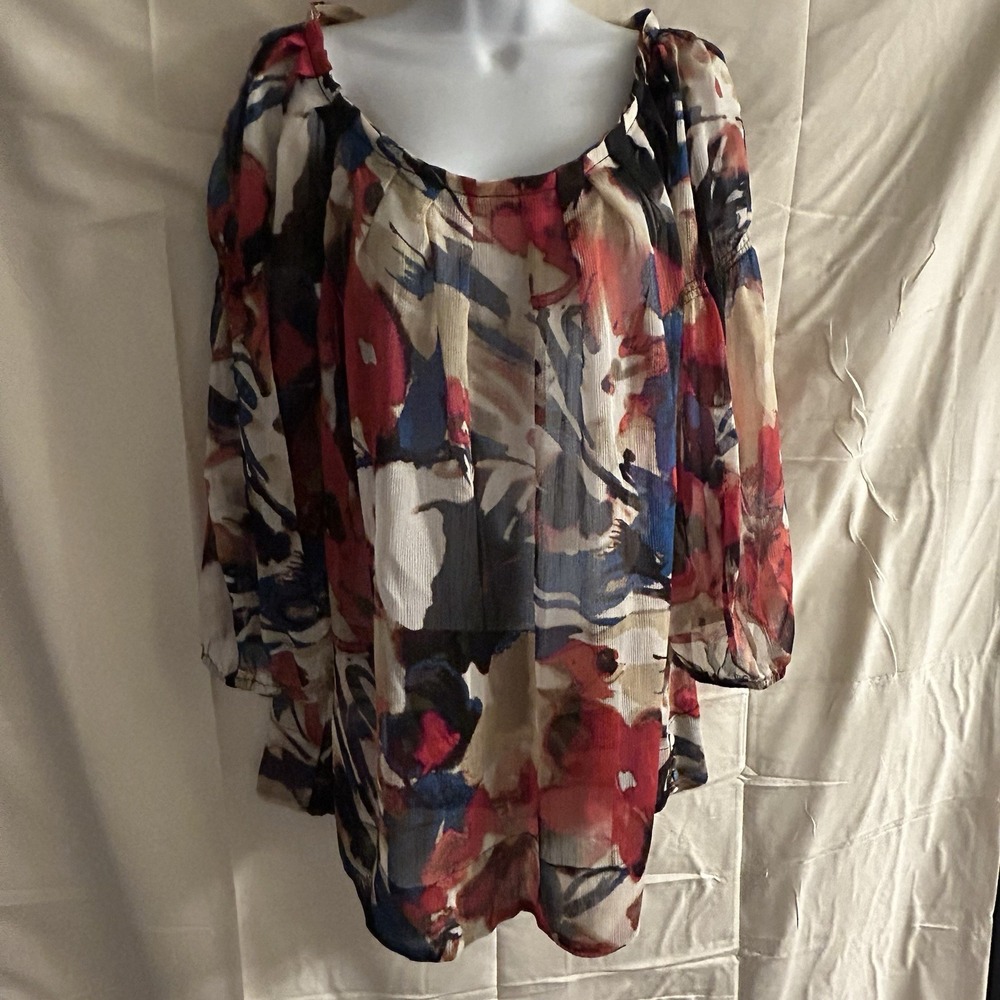 New Sz 16 Alfani Colorful Designed Top #1912*8